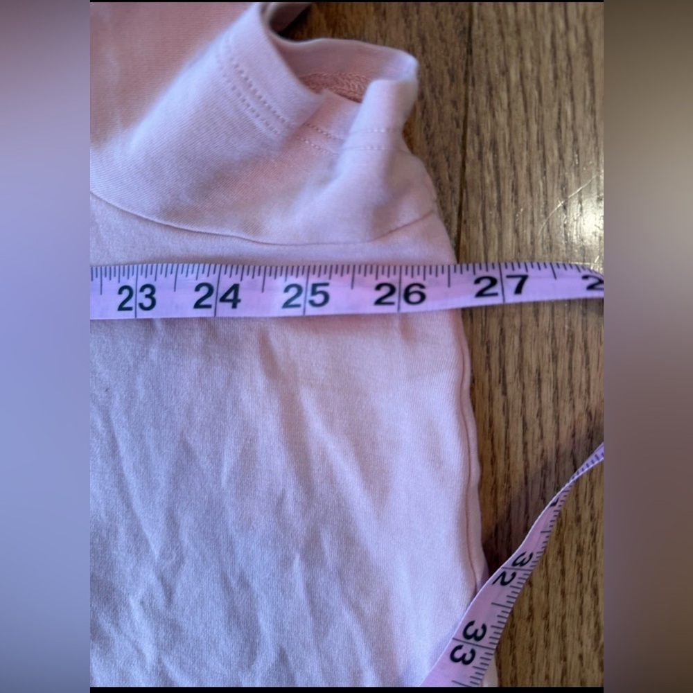 Isaac Mizrahi Dusty Pink Essentials V-Neck Shower Sleeve Top 3X - Picture 4 of 4